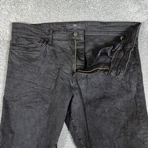 Jordan Craig Jeans Mens 42x32 Black Legacy Edition Denim Casual Distressed
